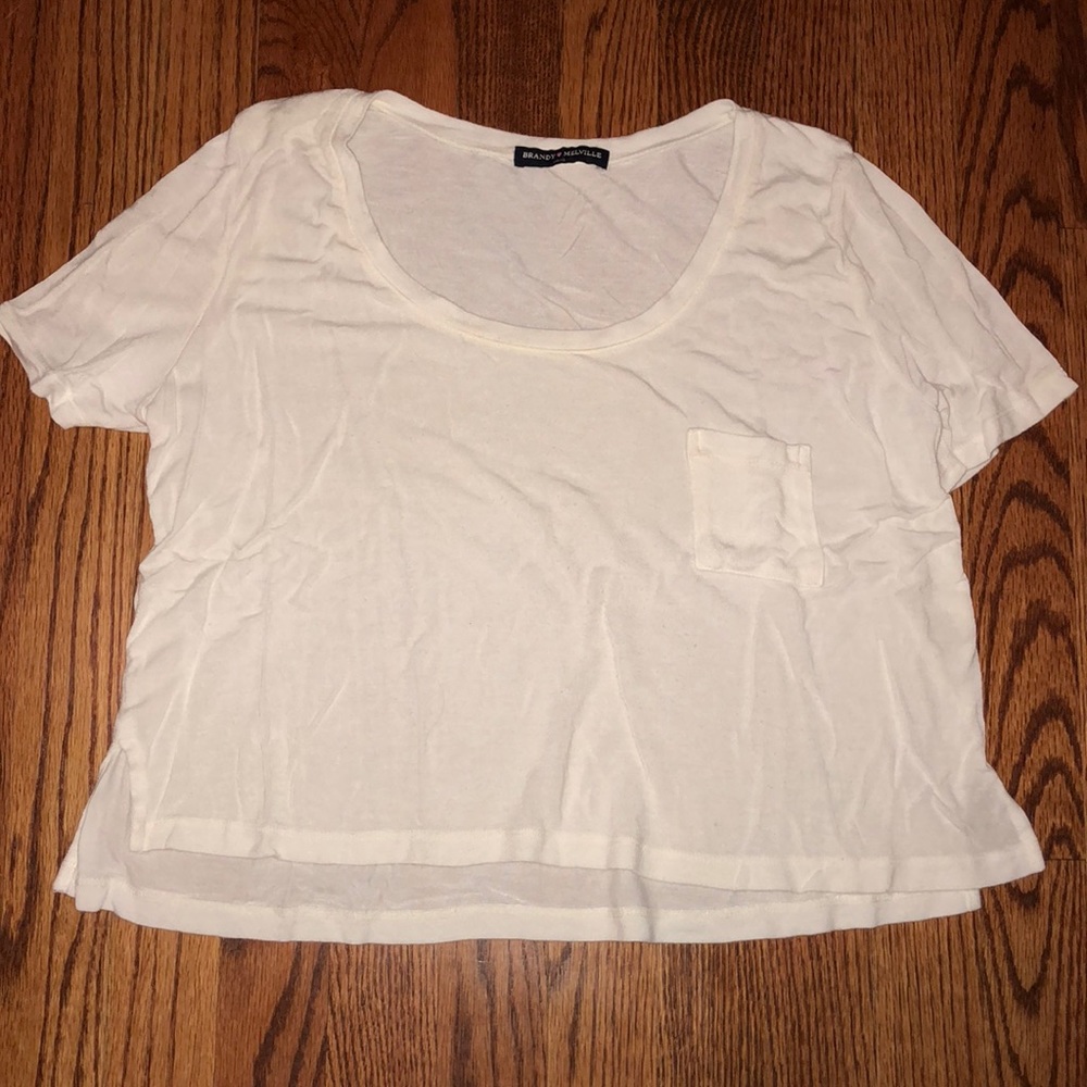 White Brandy Melville t shirt
